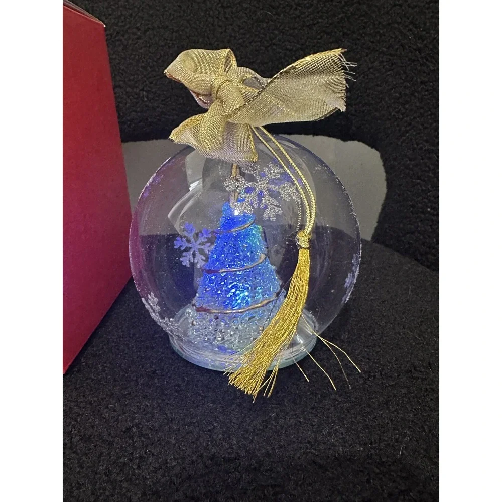 Lenox Tree Lit Color Changing American Design Christmas Tree Ornament Wonder
